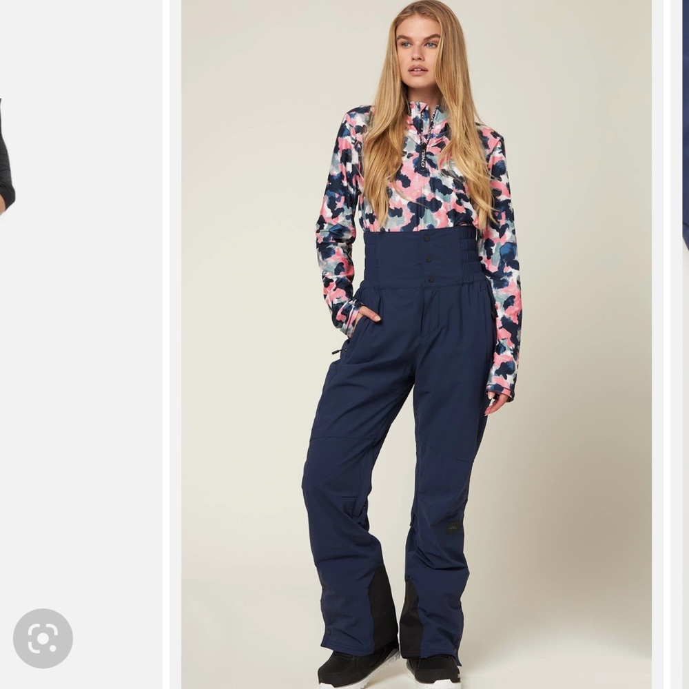 O’Neill medium navy women’s high waisted snow pants